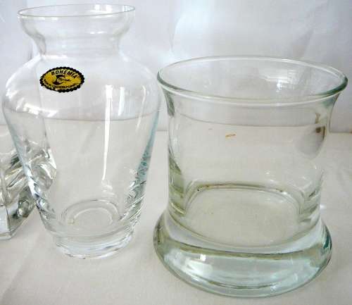 A Selection of 4 Glass Vases