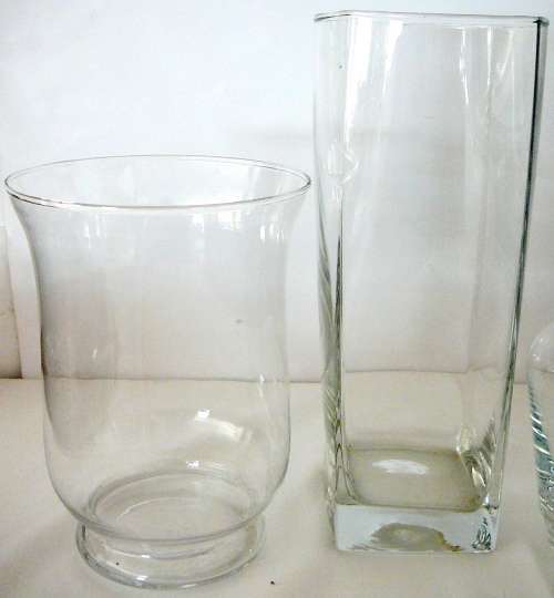 A Selection of 4 Glass Vases