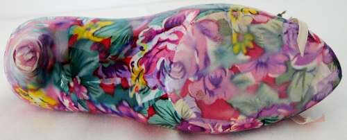 A Very Pretty Flowery Porcelain Shoe