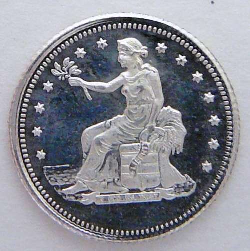 One Gram of Pure 999 Silver in the Shape of a United States Coin