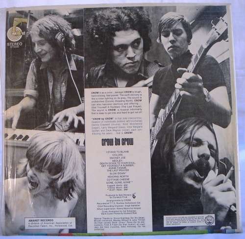 A Single Vinyl LP - Crow by Crow