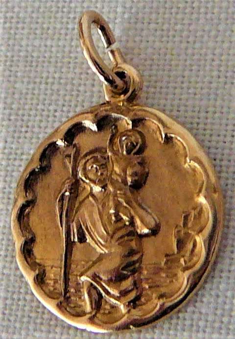 A 9ct Gold St. Christopher Pendant