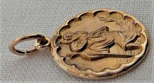A 9ct Gold St. Christopher Pendant