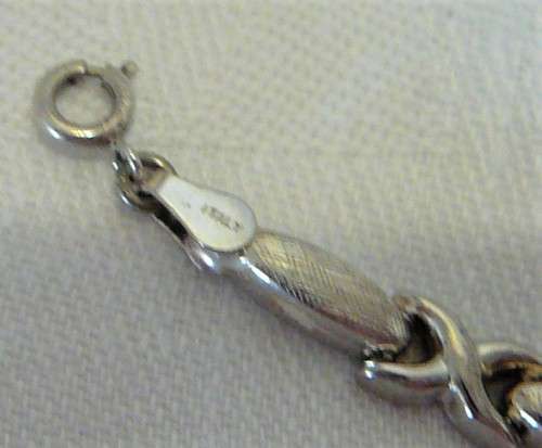 An Unusual Sterling Silver Bracelet - Made in Italy