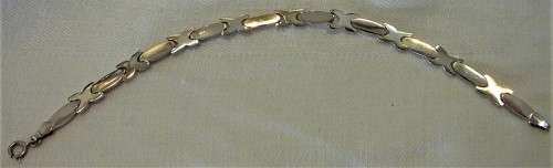 An Unusual Sterling Silver Bracelet - Made in Italy