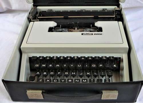 Olivetti DORA Model Portable Typewriter