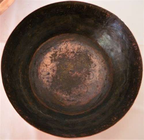 Two Hand Beaten Copper Bowls