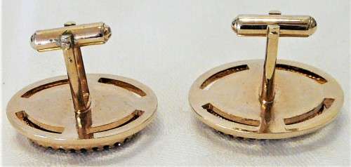 A Very Smart Pair of Gold Coloured Cufflinks