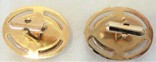 A Very Smart Pair of Gold Coloured Cufflinks