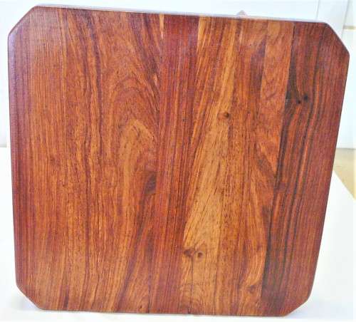 A Square Mahogany Side Table