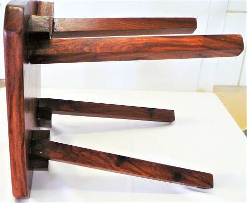 A Square Mahogany Side Table