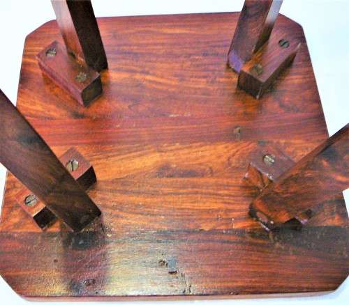 A Square Mahogany Side Table