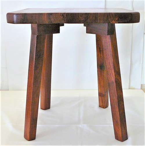 A Square Mahogany Side Table