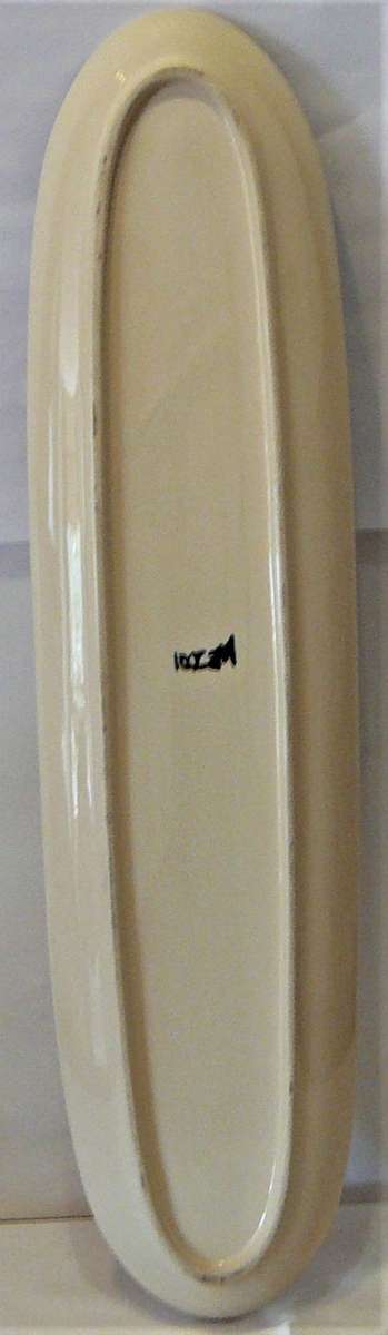 A Stunning Hand Painted Garlic Loaf Serving Plate