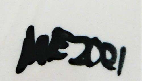 A Stunning Hand Painted Garlic Loaf Serving Plate