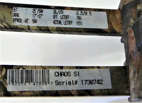 A Compound Bow by PSE Model Chaos S1 with Bag and Quiver