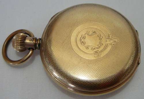 An Antique Waltham Half Hunter Pocket Watch -Working