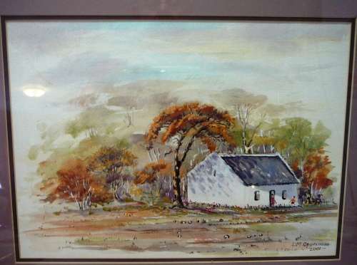 A Water Colour Painting by LM Opperman 2001