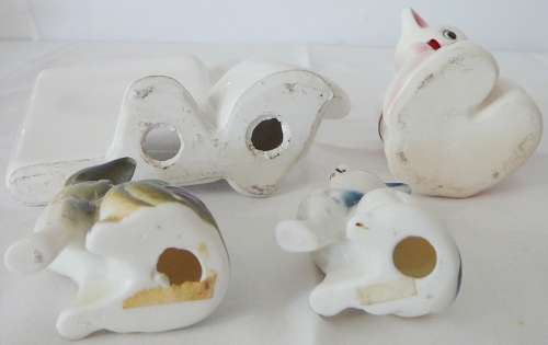 For The Cat Lover - 5 Assorted Porcelain Cats