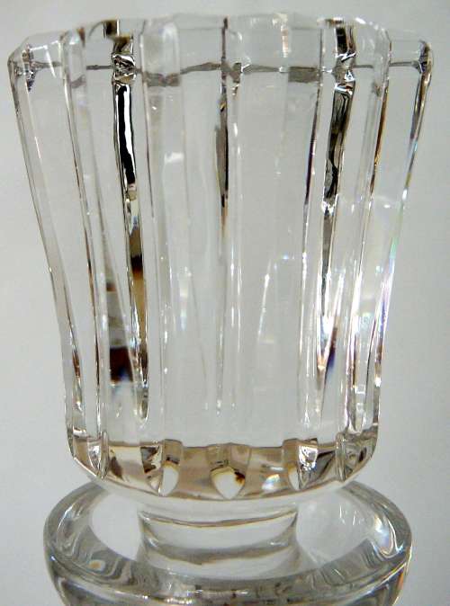 A Very Attractive Vintage Crystal Decanter
