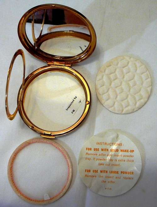 An Unused Convertible Powder Compact by Stratton