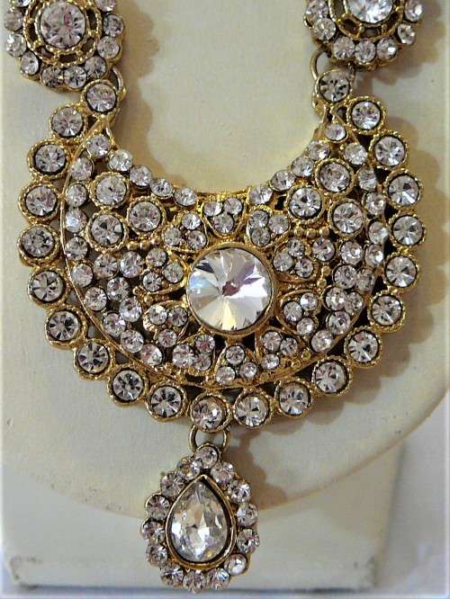 An Exquisite Set of Indian Style Wedding Jewelry