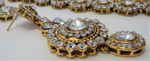 An Exquisite Set of Indian Style Wedding Jewelry