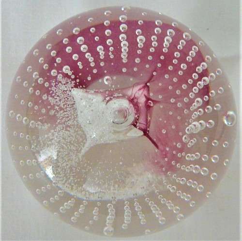 Pink Champagne - A Stunning Paperweight by Caithness
