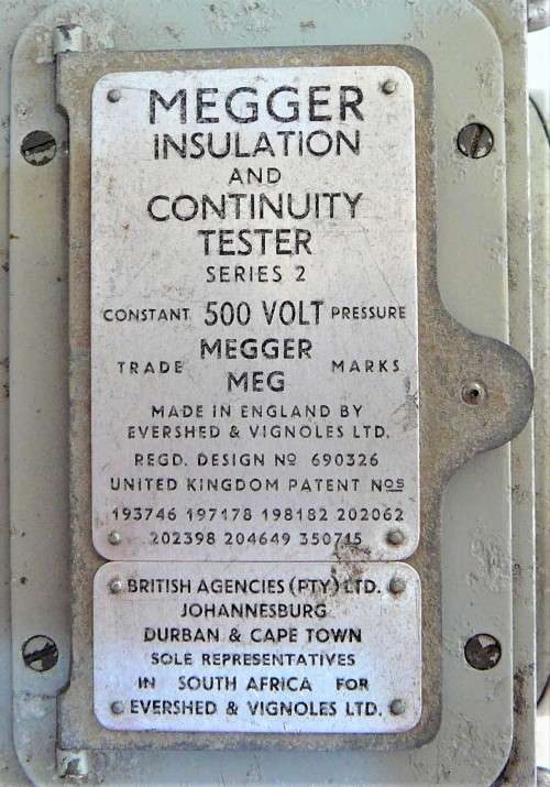 A Vintage Megger Series 2 Continuity\Insulation Tester
