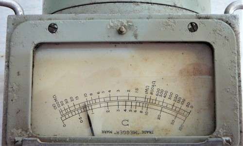 A Vintage Megger Series 2 Continuity\Insulation Tester