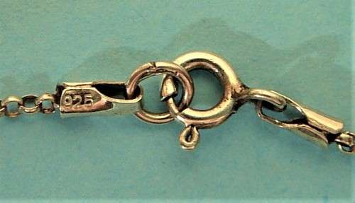 A Sterling Silver Cross on Necklace Chain