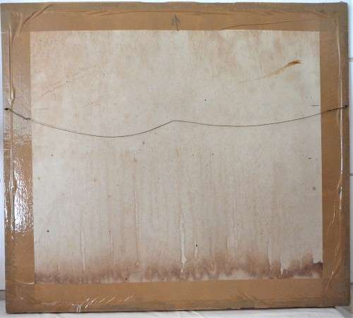 Old Farmstead below the Mountains - An Original Water Colour by Johann Engela