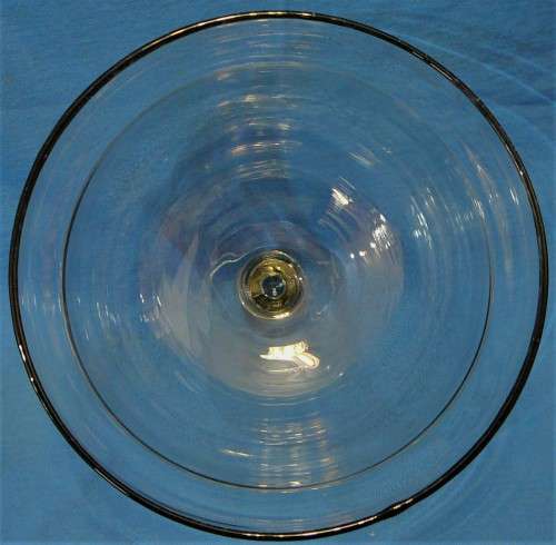 A  Glass Domed Cake Display Stand