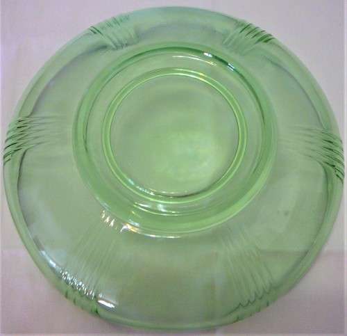 A Gorgeous Green Glass Fruit Bowl