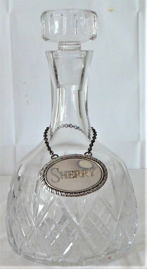 A Gorgeous Crystal Sherry Decanter in Beautiful Condition