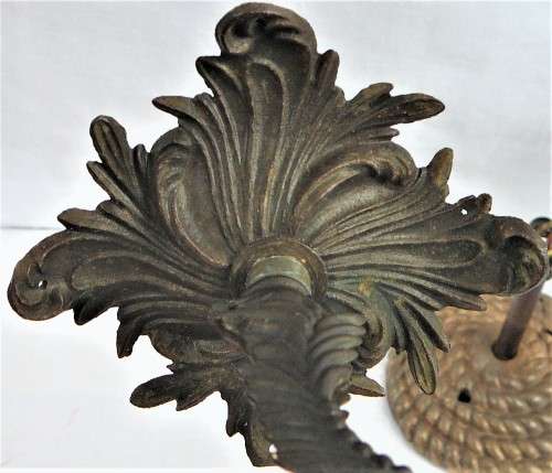 A 5 Branch Brass Chandelier