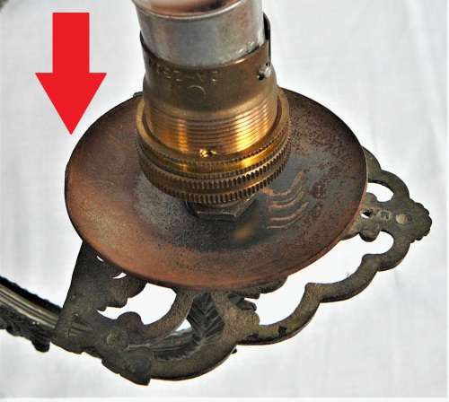 A 5 Branch Brass Chandelier