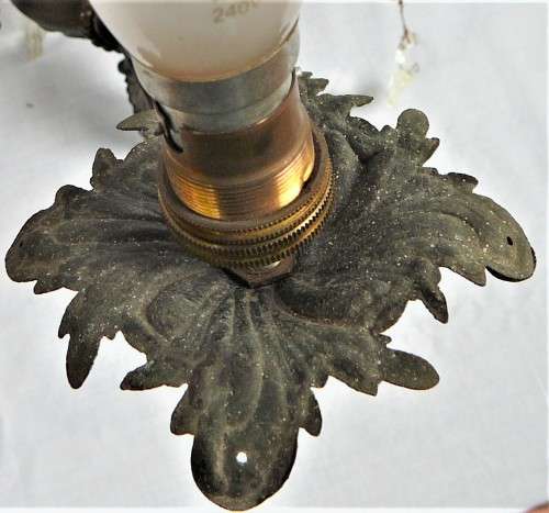 A 5 Branch Brass Chandelier