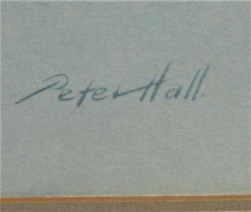 An Original Water Colour Painting by Peter Hall- The Countyside