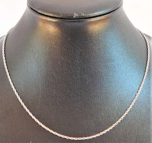 A Thin Sterling Silver Necklace Chain