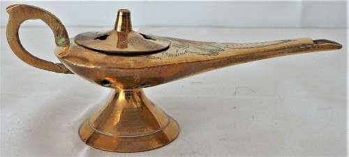 Aladdins Lamp in Solid Brass