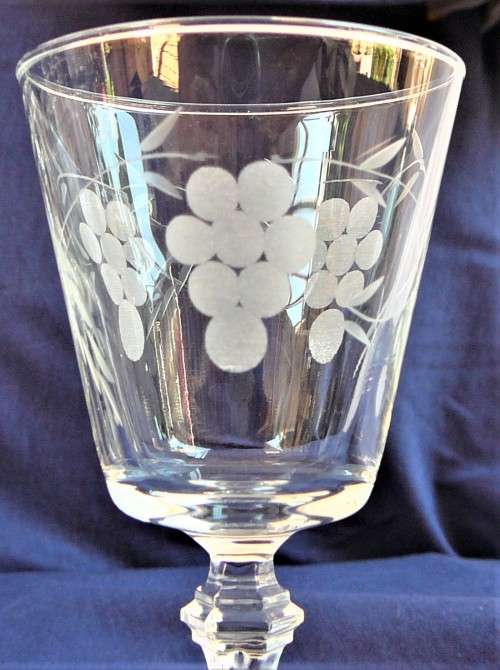 A Mixture of 12 Cut Glass Stemware
