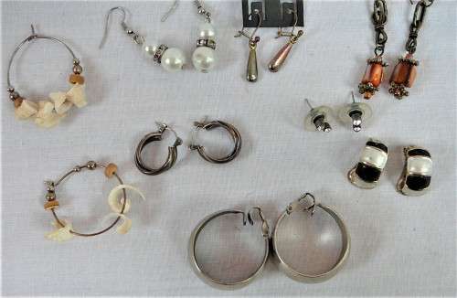 An Assortment of Costume Jewellery Earrings