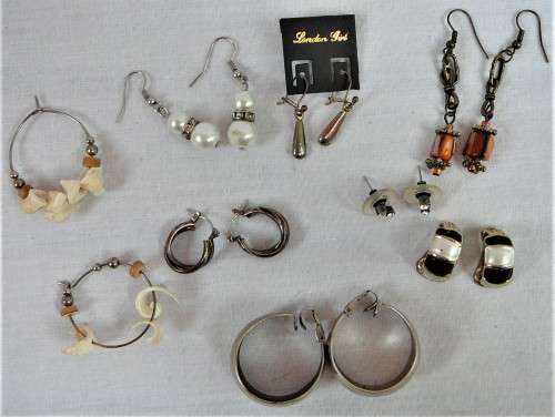 An Assortment of Costume Jewellery Earrings
