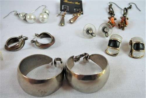 An Assortment of Costume Jewellery Earrings