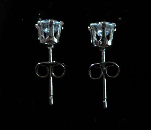 A Gorgeous Pair of Cubic Zirconia Earrings