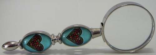 An Extremely Pretty Hand Held Ladies Magnifying Glass Unused in Box