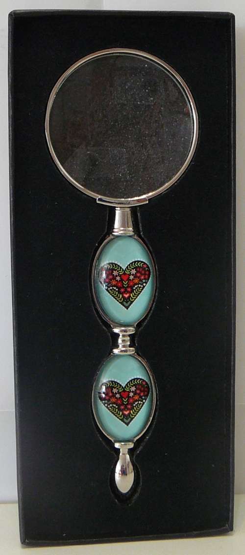 An Extremely Pretty Hand Held Ladies Magnifying Glass Unused in Box
