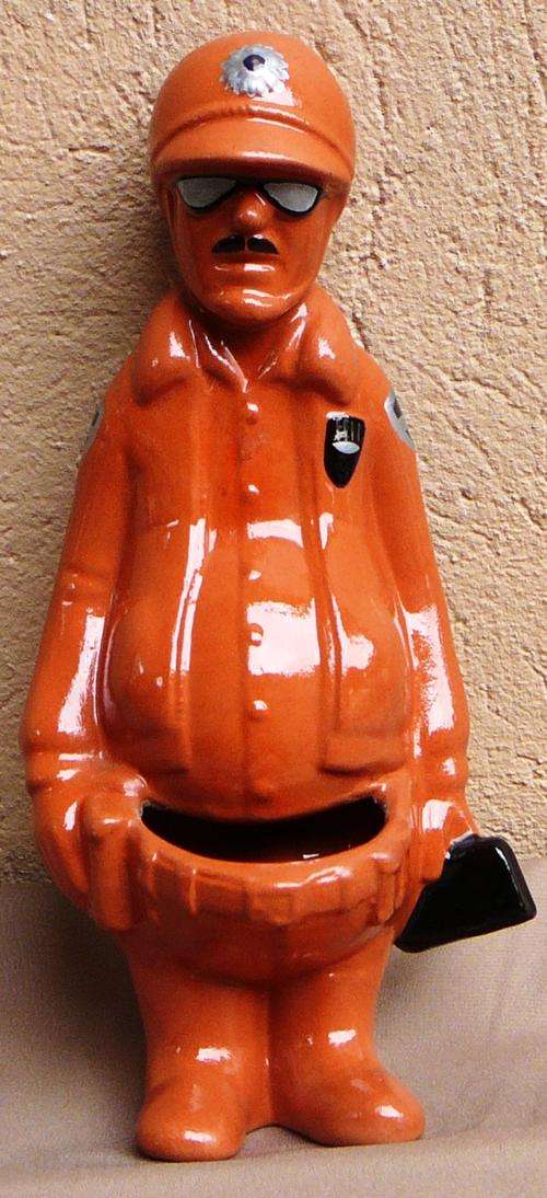 Traffic Cop Plant Pot