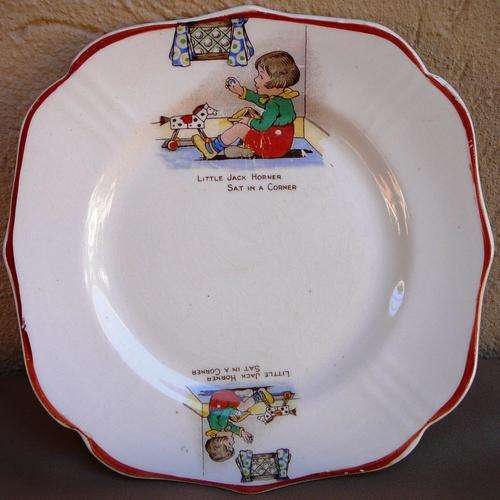 Little Jack Horner Plate by Kensingtonware